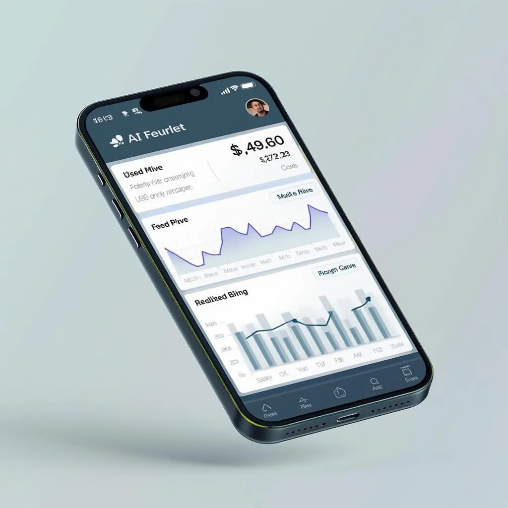 Interface de l'application FinanceIA