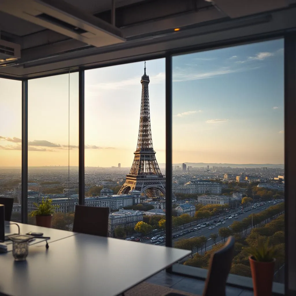 Vue du bureau de FinanceIA à Paris